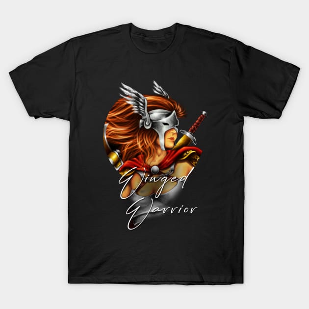 Winged Warrior T-Shirt by VintageHeroes